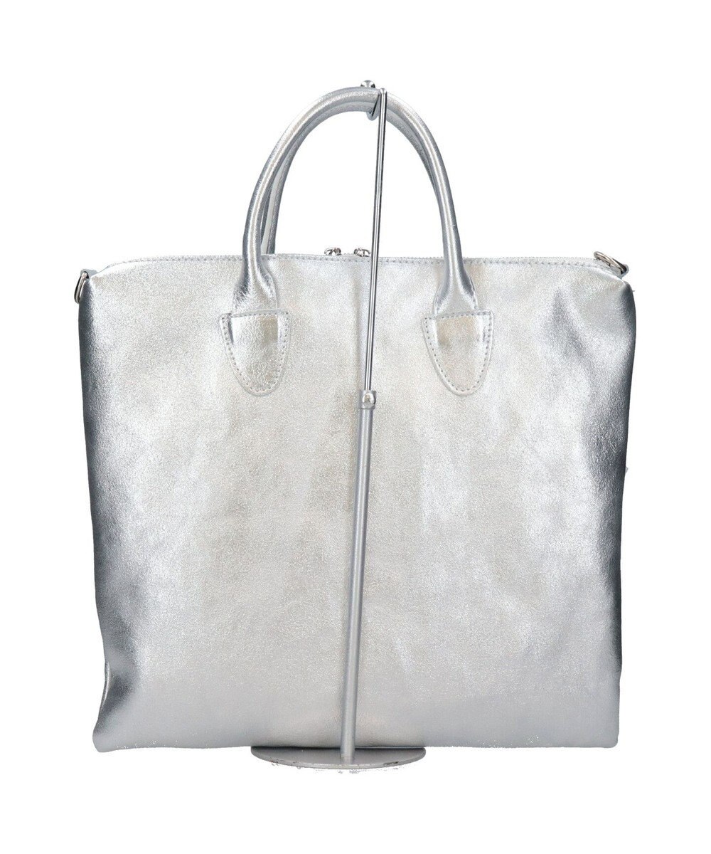 INTER-CHAUSSURES 【ANDREA CARDONE】レザーハンドルファスナー付きバッグ 