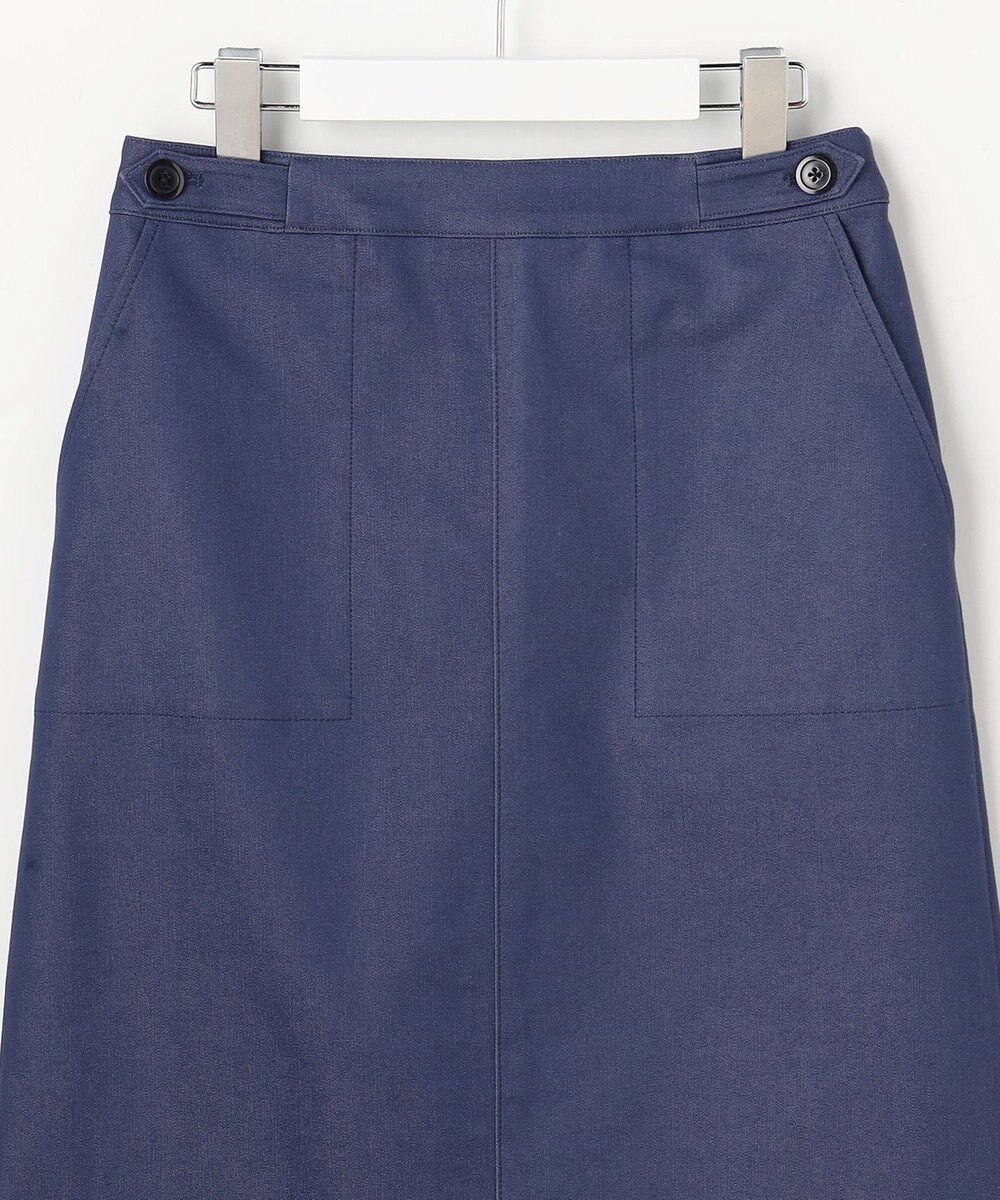 J.PRESS LADIES L 【WEB限定カラーあり】TCシャンブレーサテンST ナロー スカート 