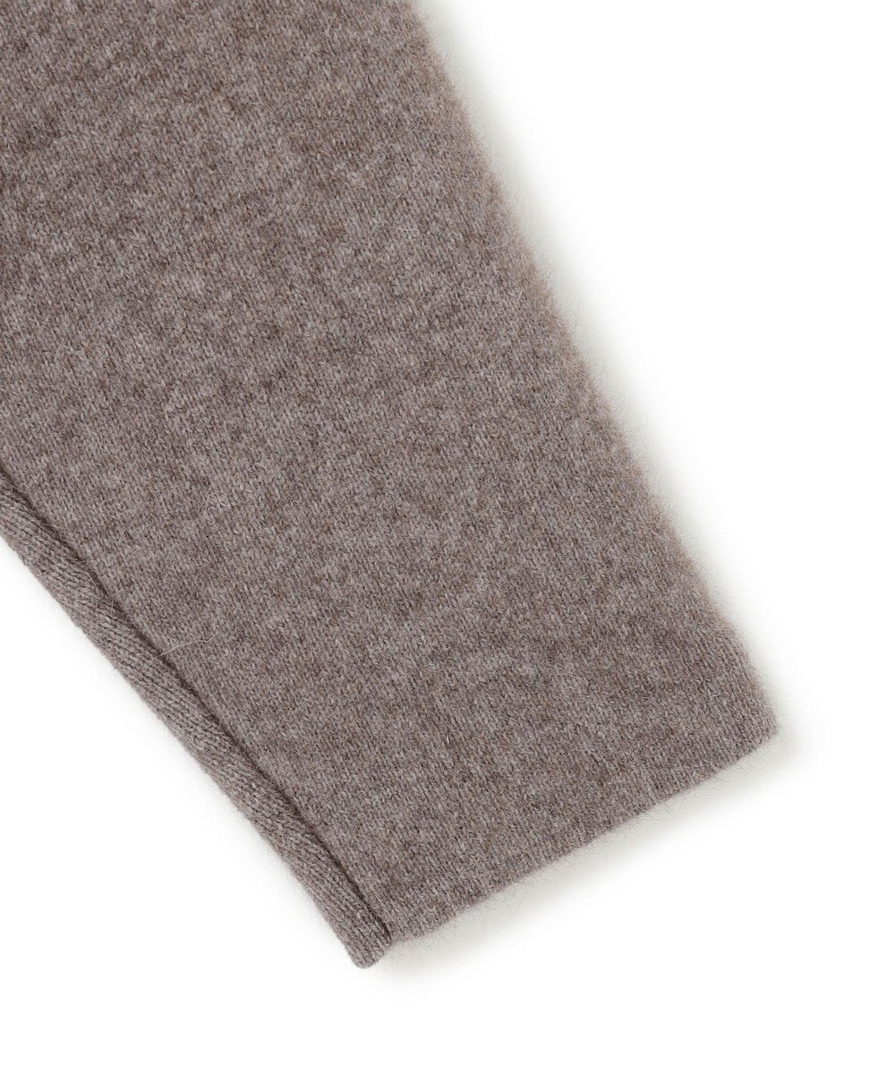 23区 【洗える】ラクーンブレンドダブルフェイス フーディー ニットカーディガン 