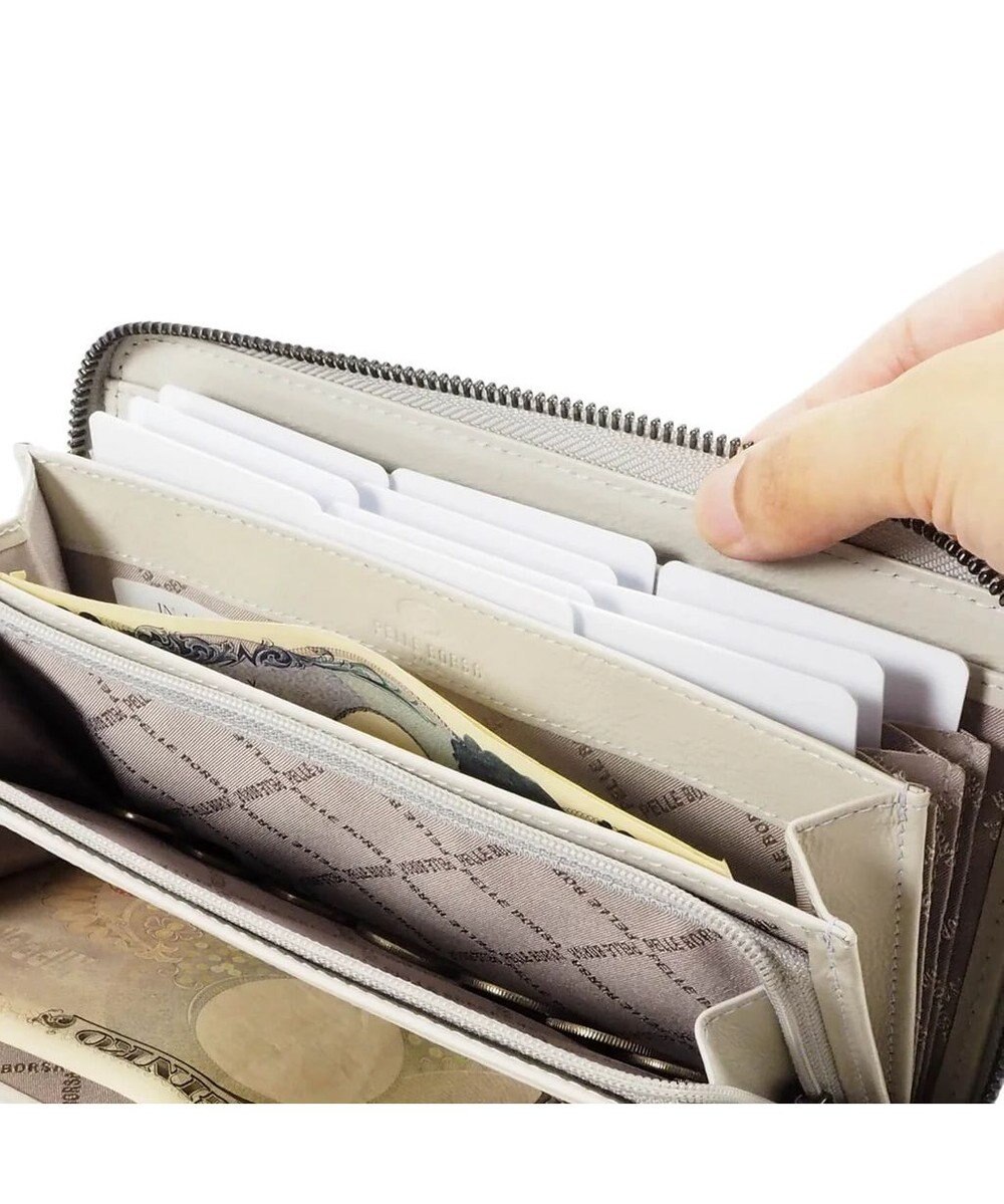 PELLE BORSA ハニカムラウンド長財布 Bark Goods バークグッズ 4832 