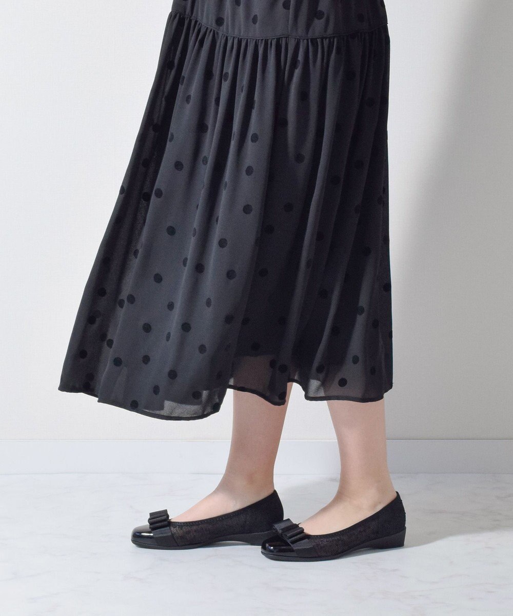 Bridget Birkin ＜2E＞【Bridget Birkin Walk】グログランリボン切替ウォーキングパンプス 