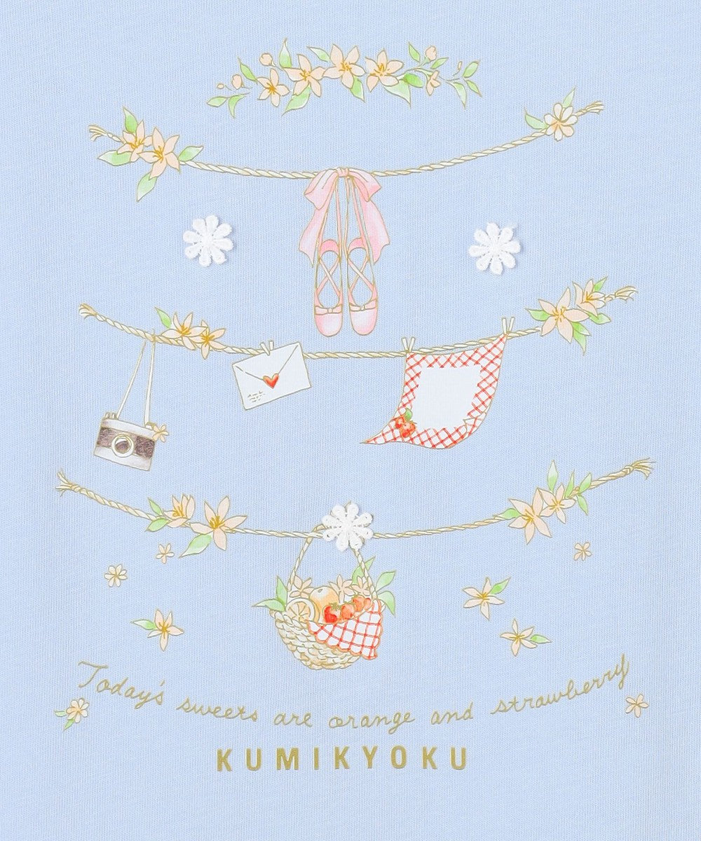 組曲 KIDS 【150-160㎝】 フルーティーブリーズTシャツ 