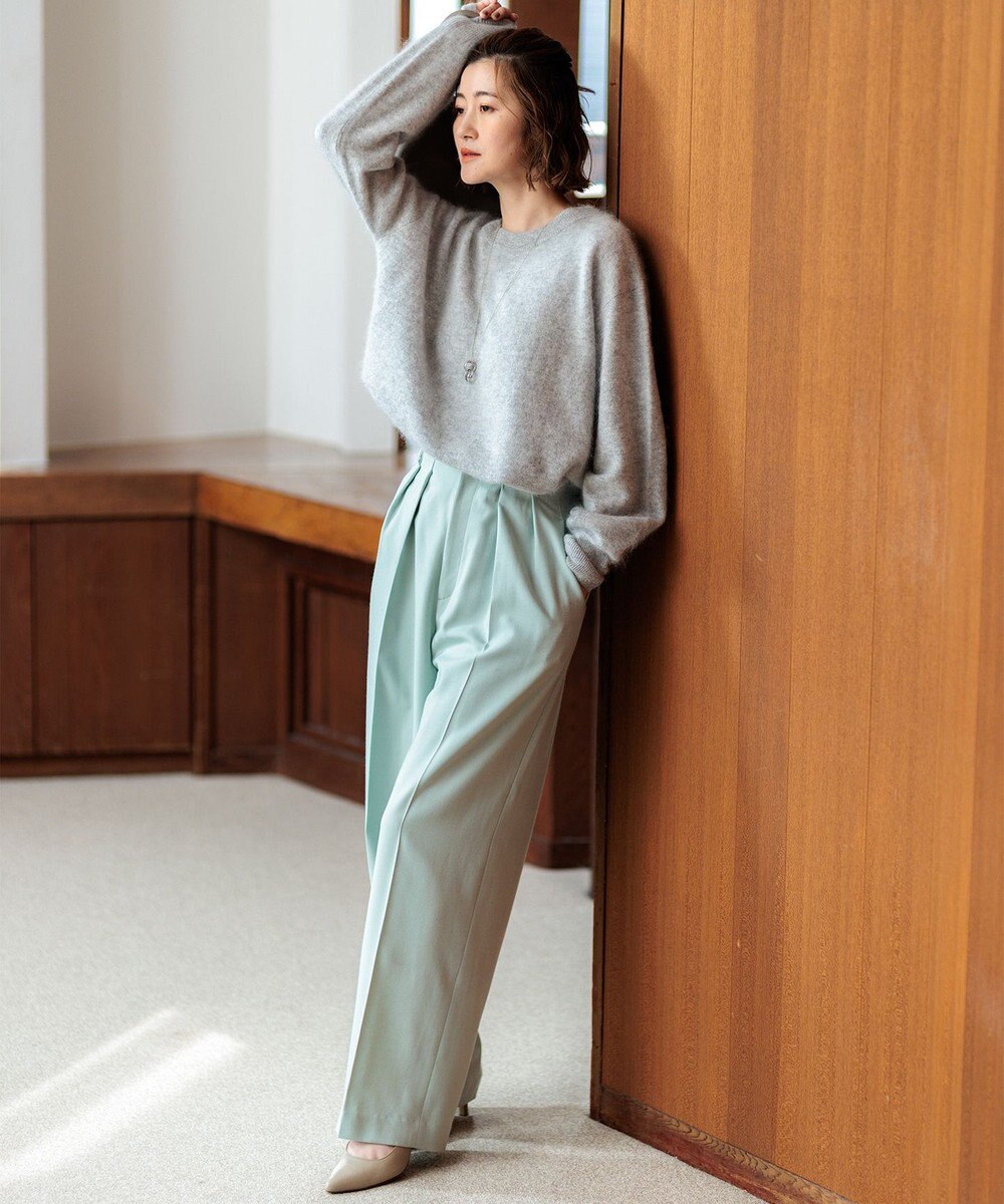 23区 S ウールカシミヤシャギー ニット 