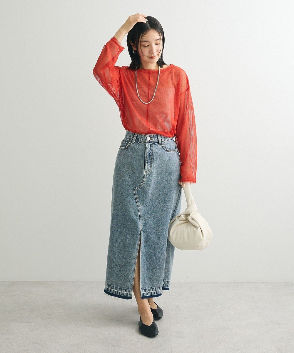 Green Parks メッシュカットプルオーバー 