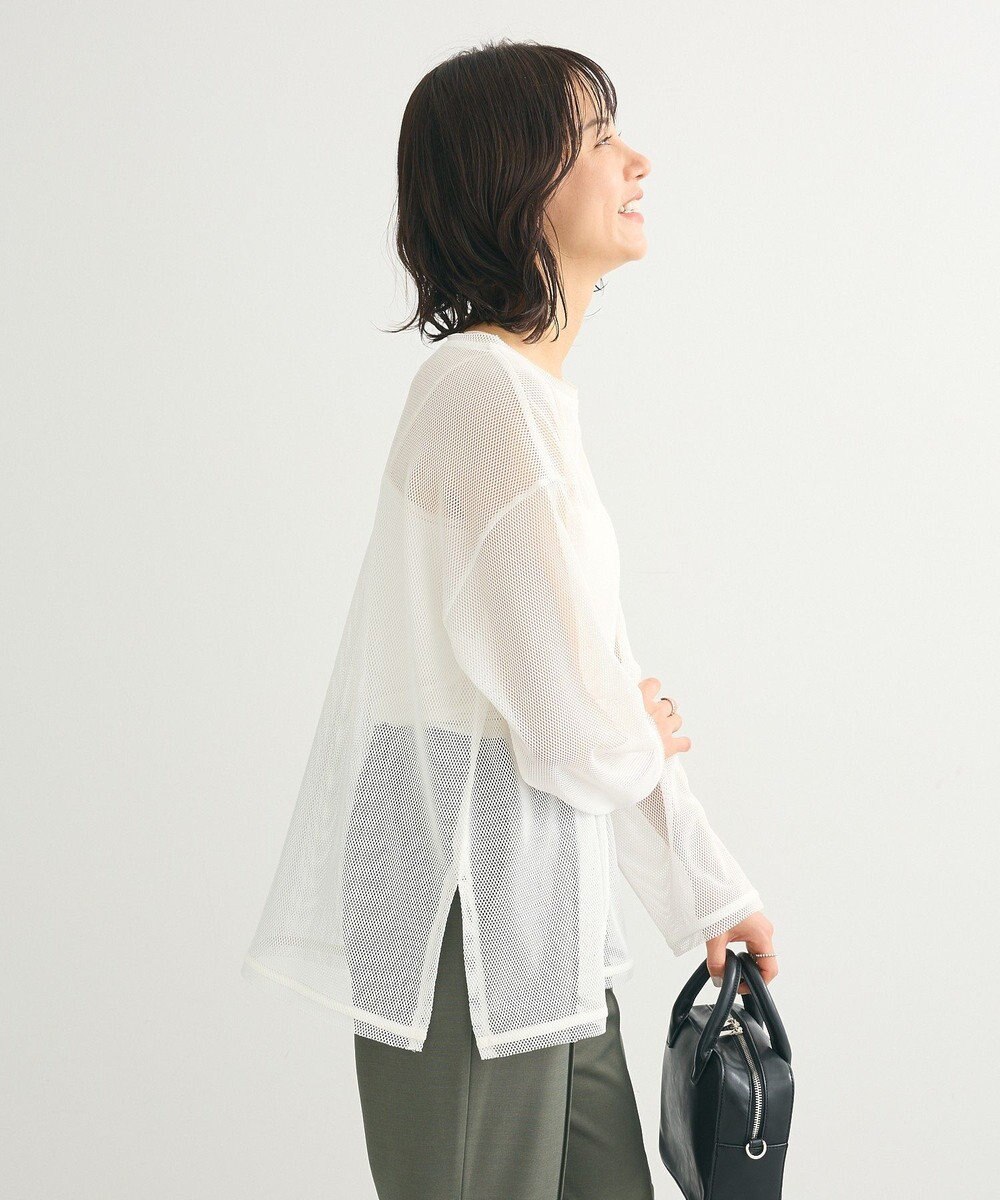 Green Parks メッシュカットプルオーバー 