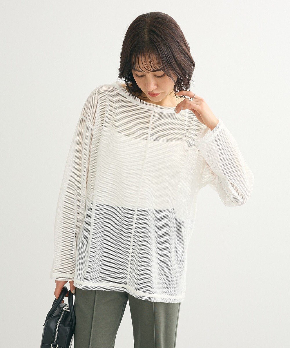 Green Parks メッシュカットプルオーバー 