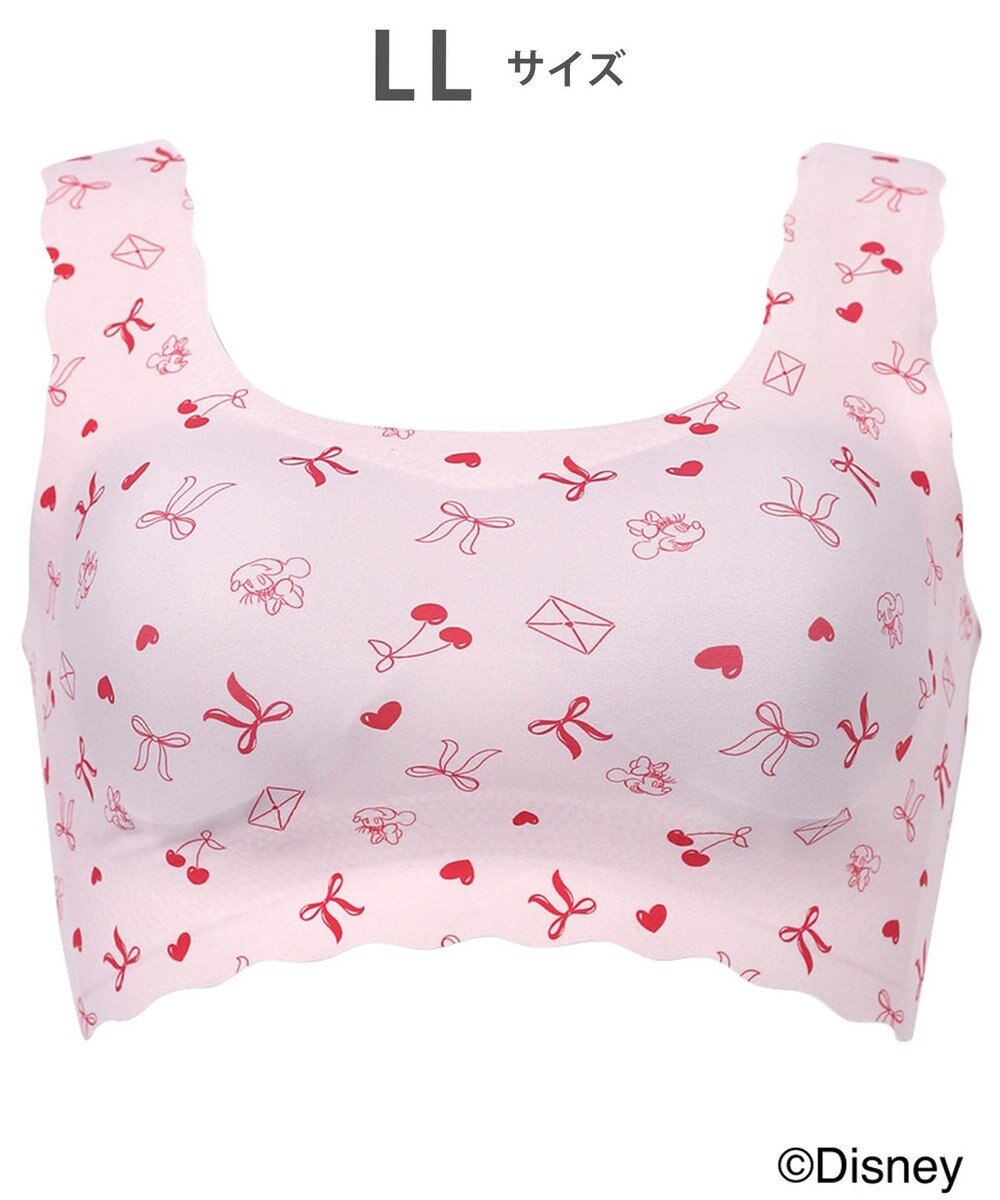 WACOAL ノンワイヤーブラ [GOCOCi][ワコール] Disneyコレクション 伸びのよい素材を使用 立体的なバストシルエット ゴコチ ハーフトップ ブラトップ レディース CGG537 /ワコール 