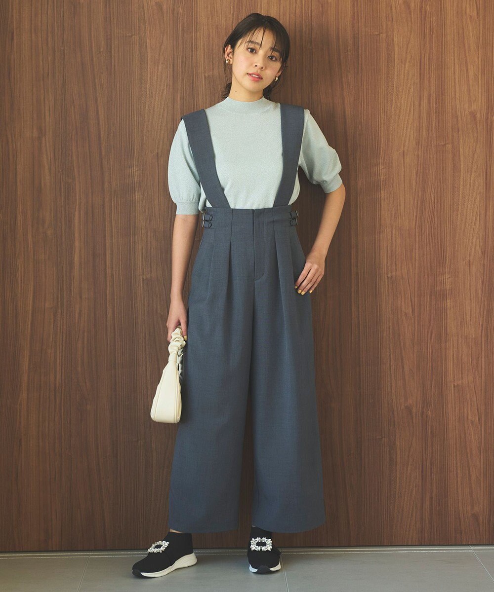 Feroux 【ONWARD CROSSET MAG掲載・2WAY】サイドストラップ パンツ 