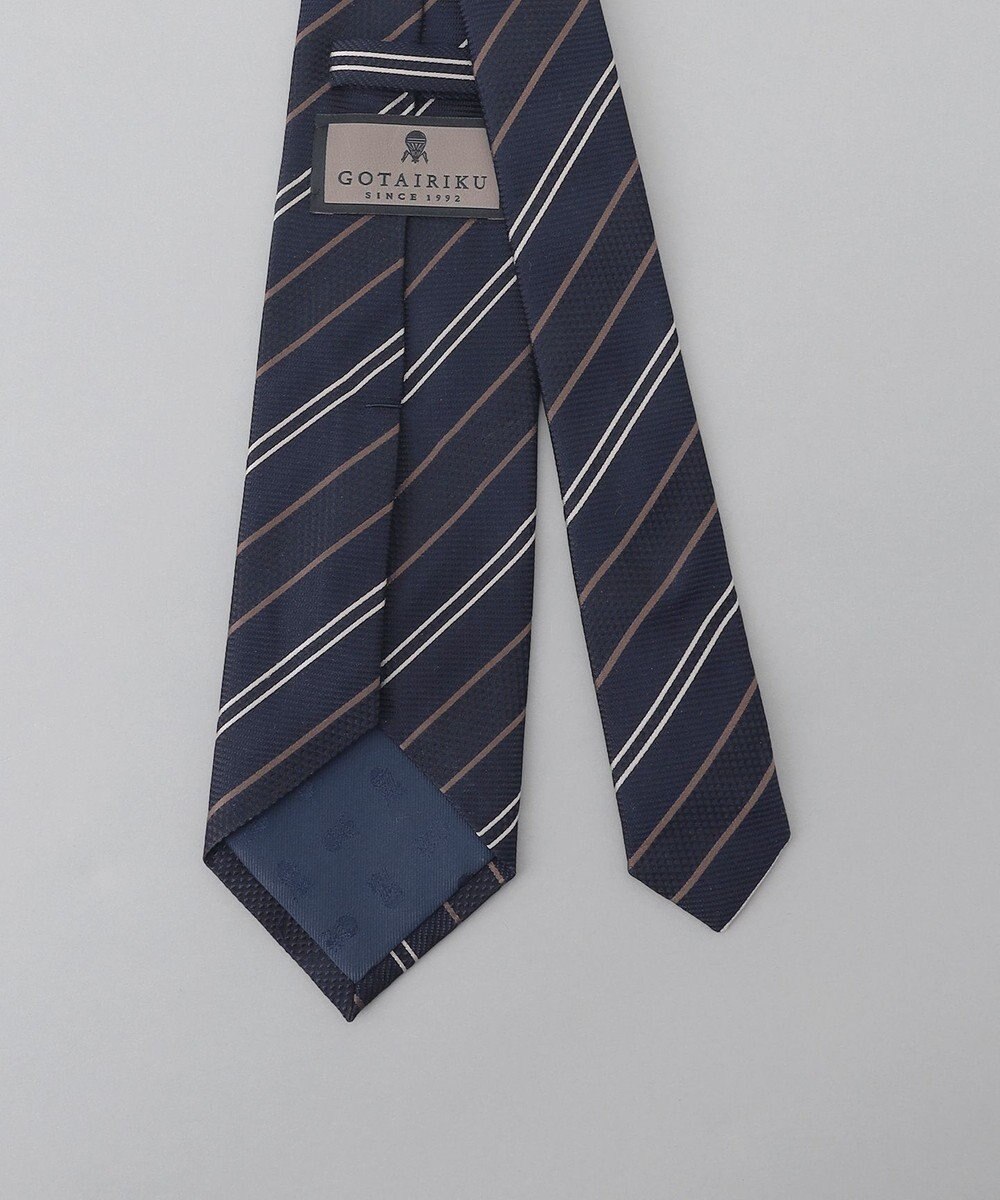 GOTAIRIKU GOTAIRIKU別注【日本製】シルク ネクタイ_ストライプ 