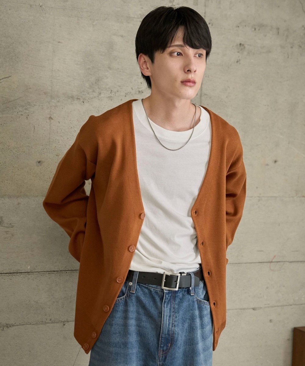 WEGO 【ユニセックス着用ITEM】ミラノリブカーディガン 