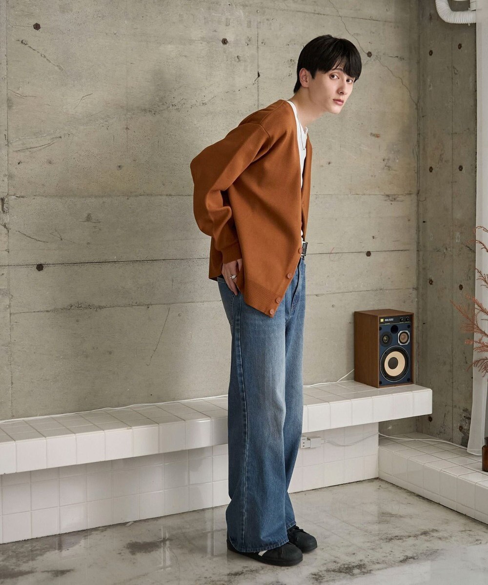 WEGO 【ユニセックス着用ITEM】ミラノリブカーディガン 