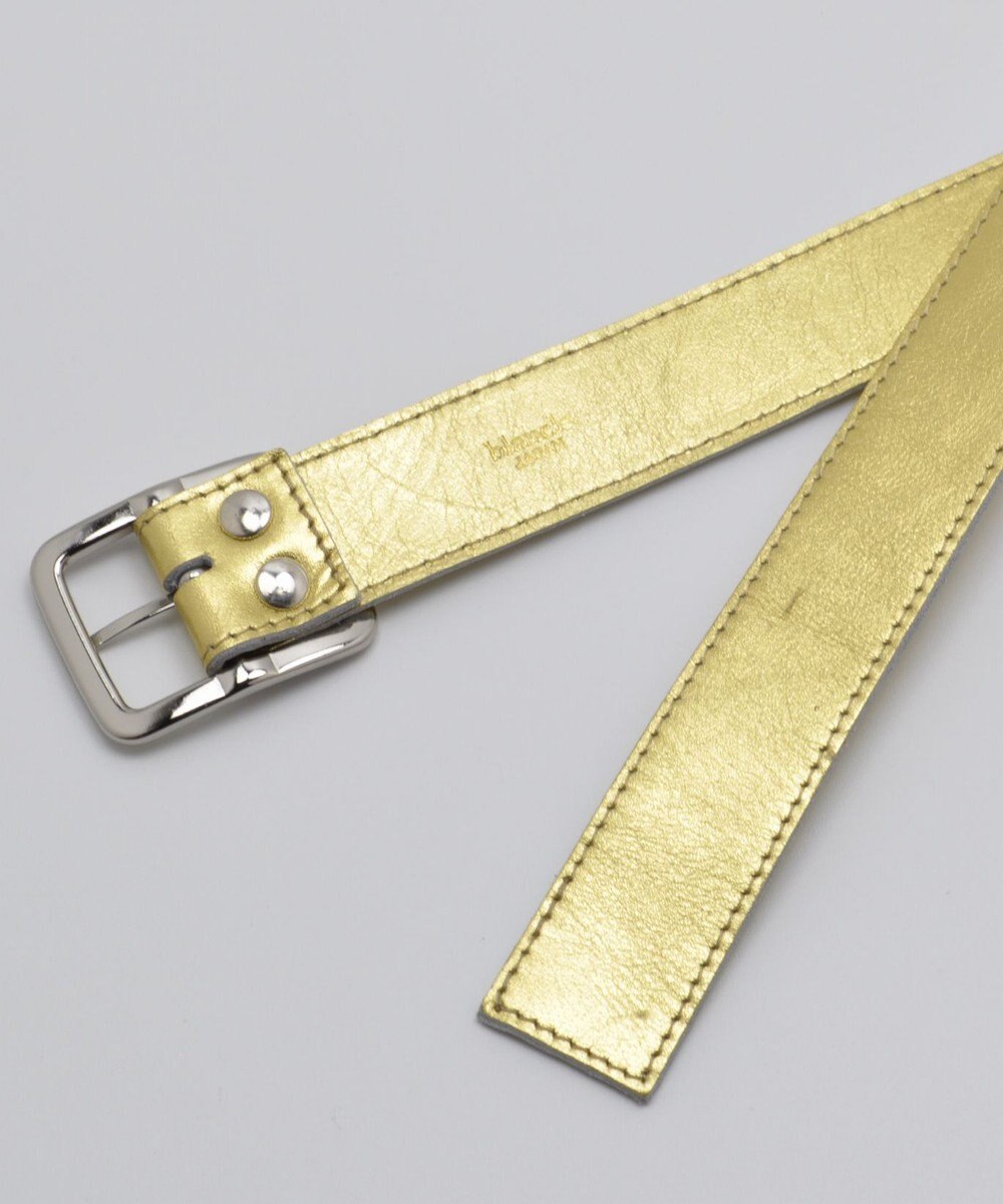 blancle メタリックレザー 幅3cm 長さ110cm ベルト 