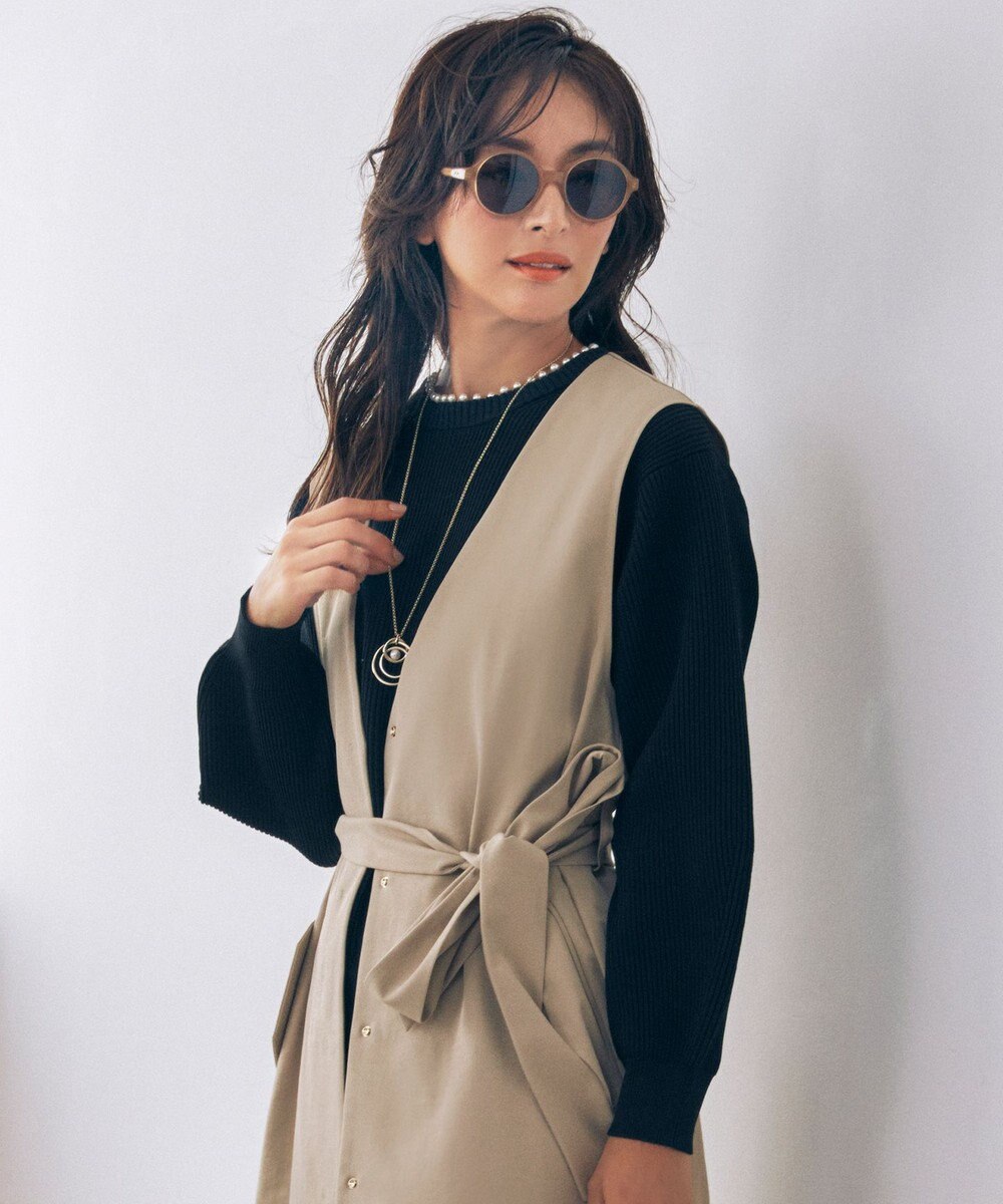 自由区 センターパールサークル ネックレス 