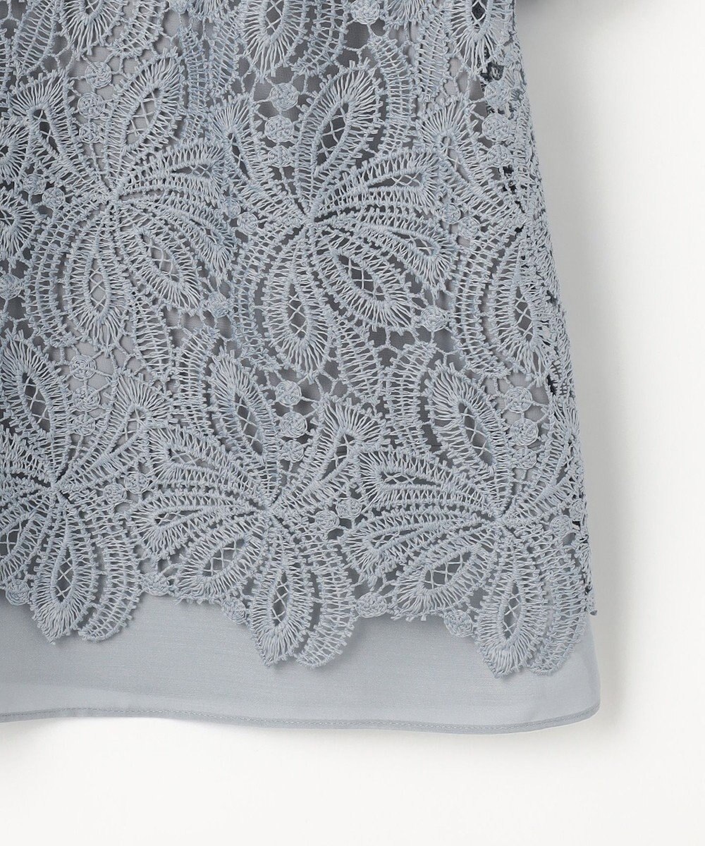 J.PRESS LADIES レースコンビジャージー カットソー 