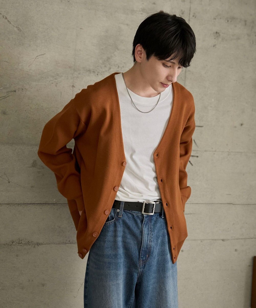 WEGO 【ユニセックス着用ITEM】ミラノリブカーディガン 