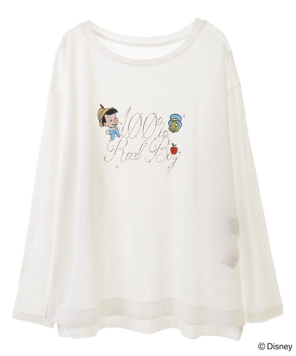 Green Parks ピノキオ／ラメロゴシアーＴシャツ 