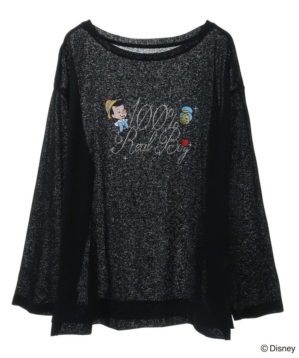 Green Parks ピノキオ／ラメロゴシアーＴシャツ 