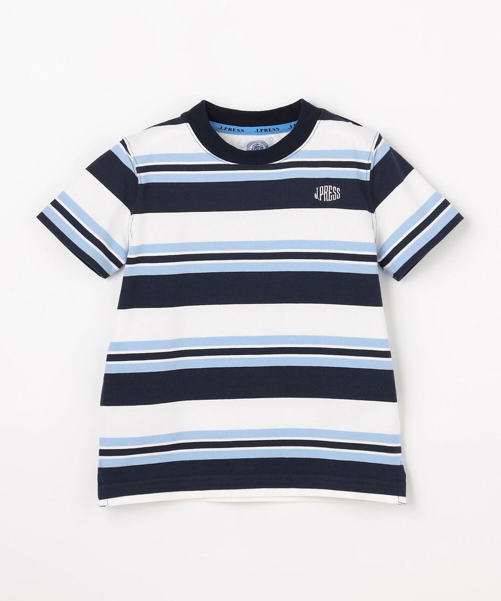 J.PRESS KIDS 【100-130cm】マルチボーダー 半袖Ｔシャツ 
