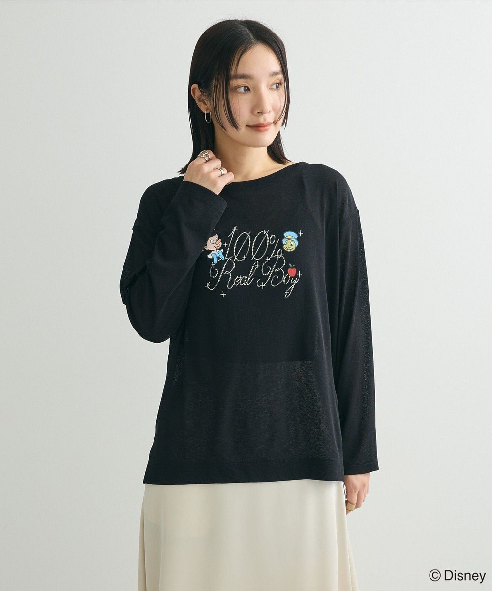 Green Parks ピノキオ／ラメロゴシアーＴシャツ 