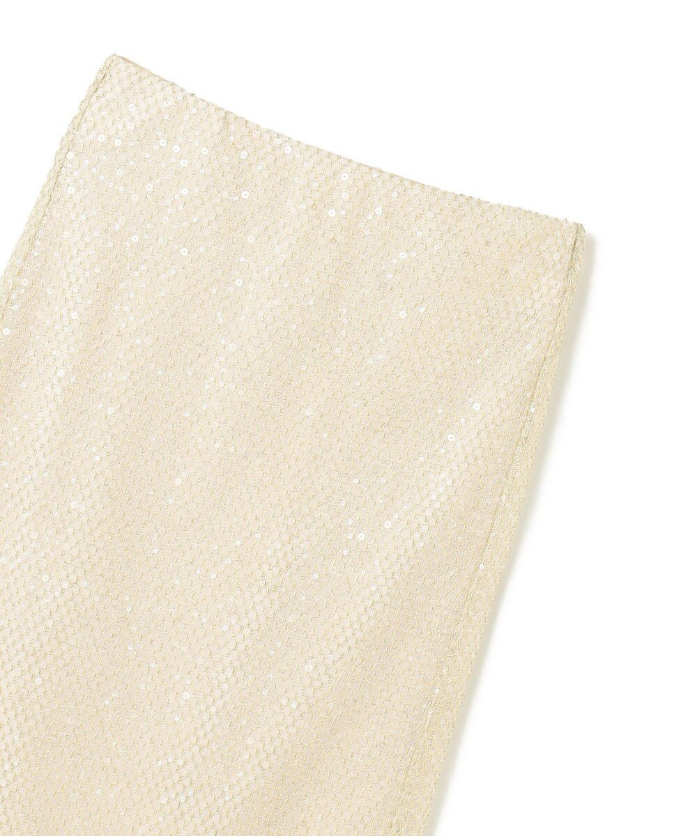 GRACE CONTINENTAL メッシュスパンコールタイトスカート 