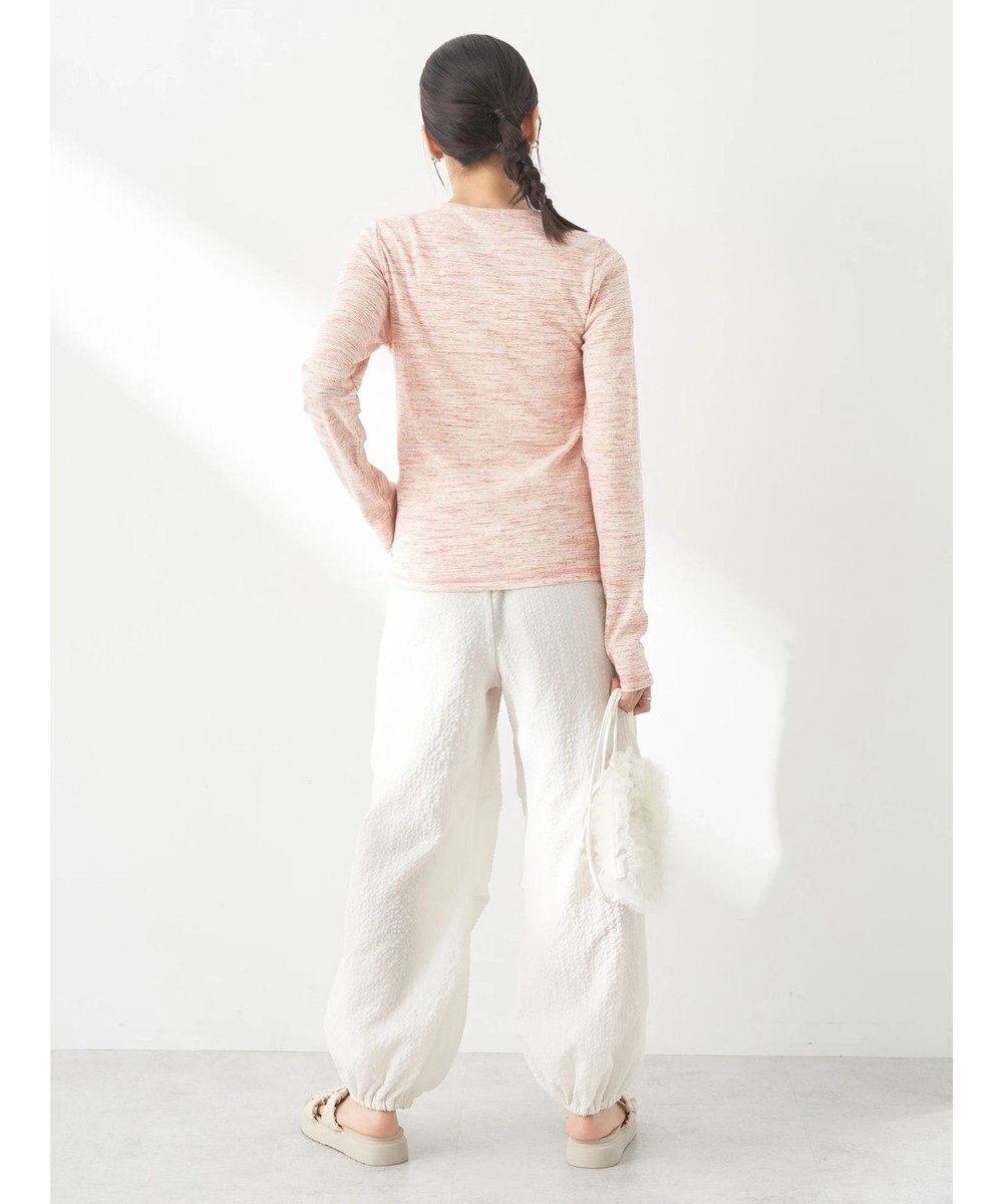 earth music&ecology メランジリブカーディガン 