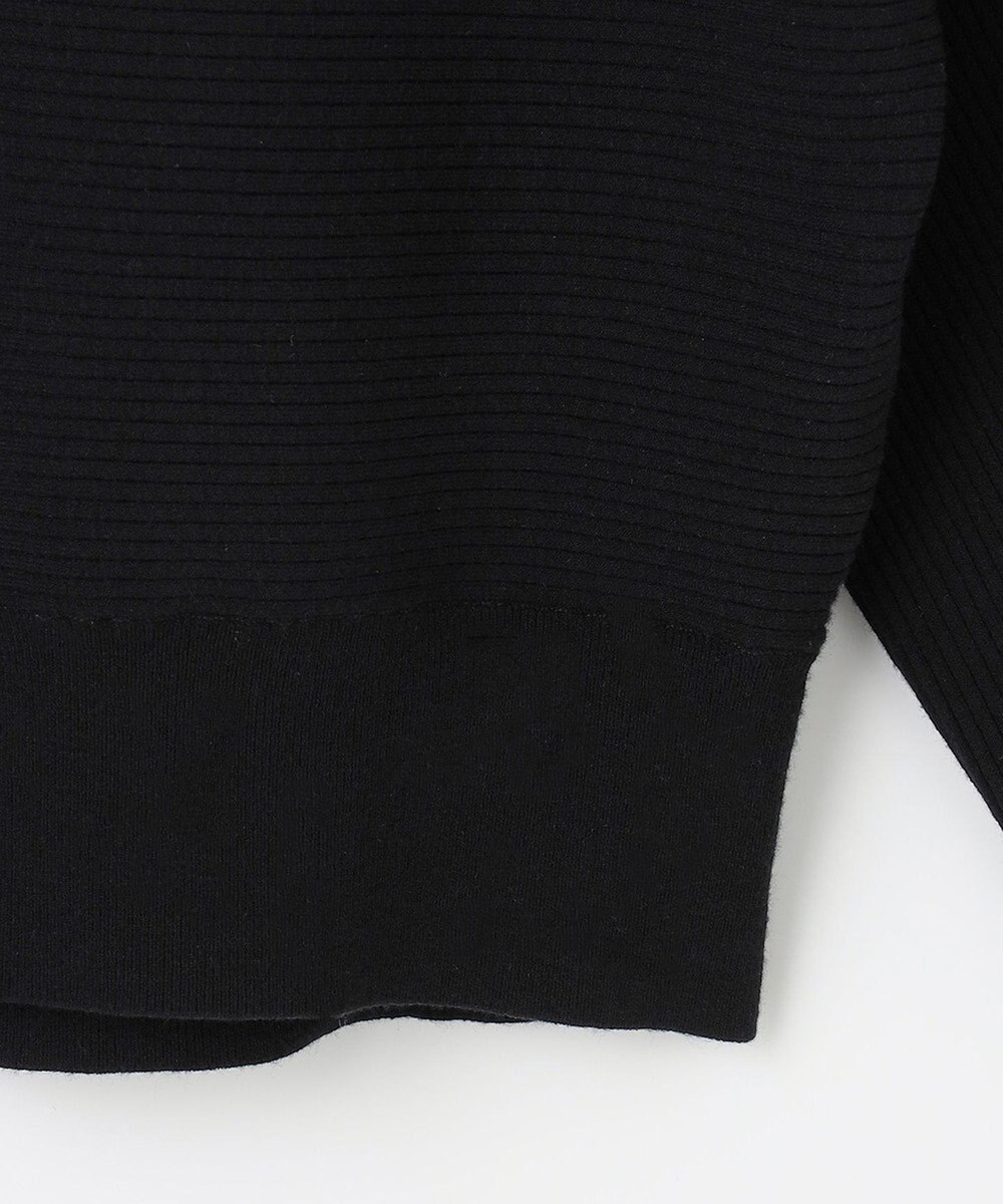 自由区 【洗える/セット可】レーヨンストレッチ ドルマンスリーブニット 