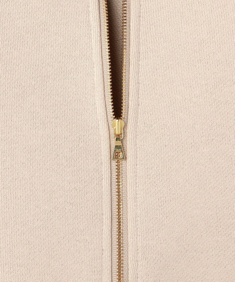 J.PRESS LADIES L 裏毛 ハーフジップ プルオーバー 