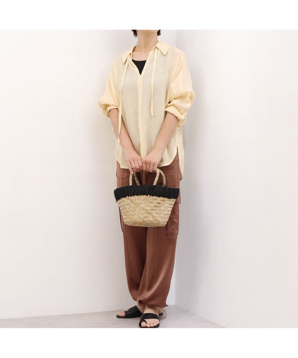 UNBILLION カシュカシュ cachecache / 口元かがりカゴバッグ 