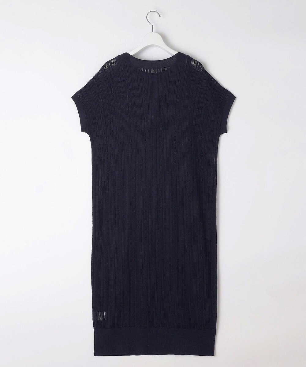 自由区 【ワコールコラボ】【カタログ掲載・洗える】レーシーニット ドレス 