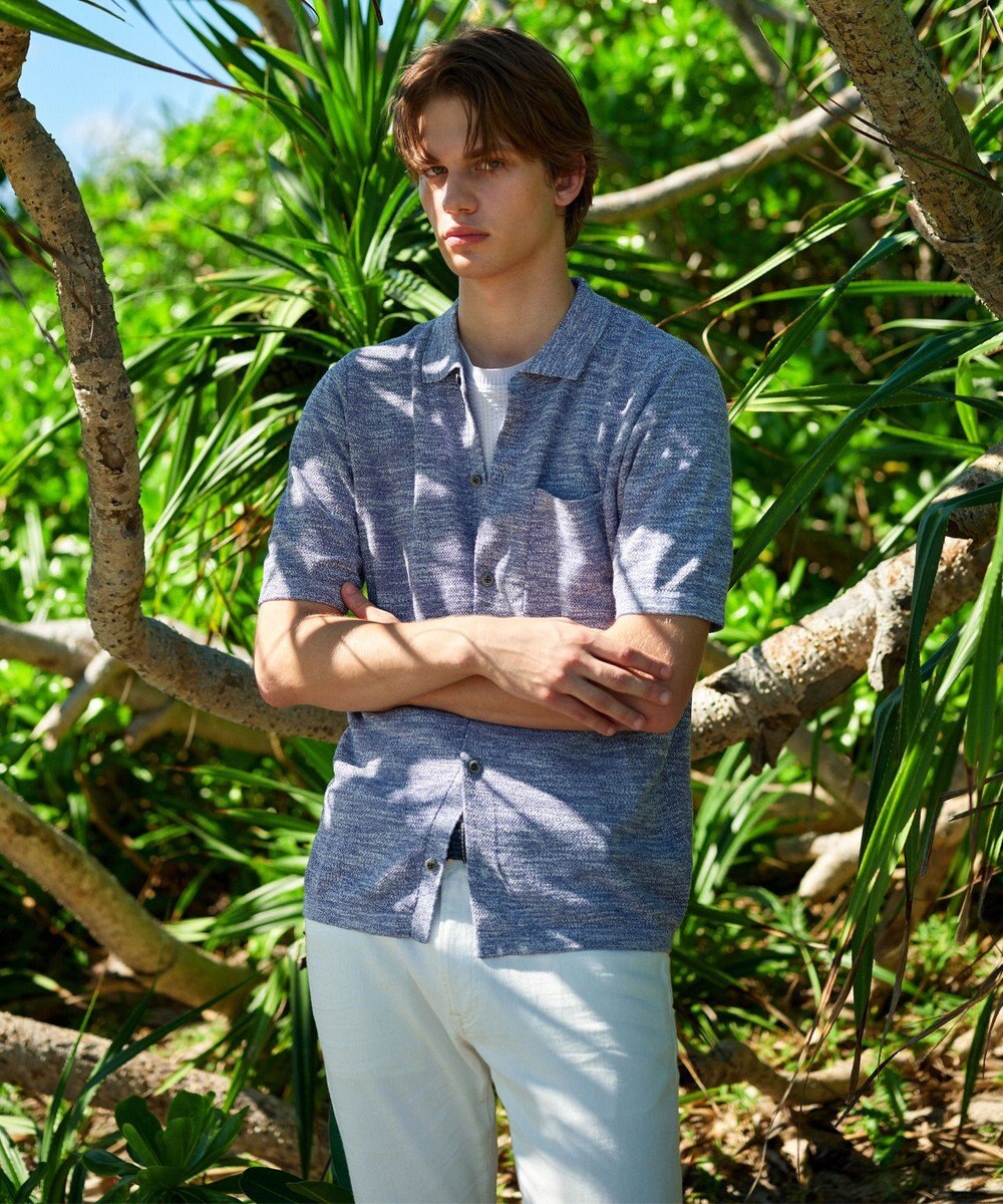 JOSEPH ABBOUD 【オーガニックコットン使用・日本製】JOEコットンサッカークルーネック Tシャツ 