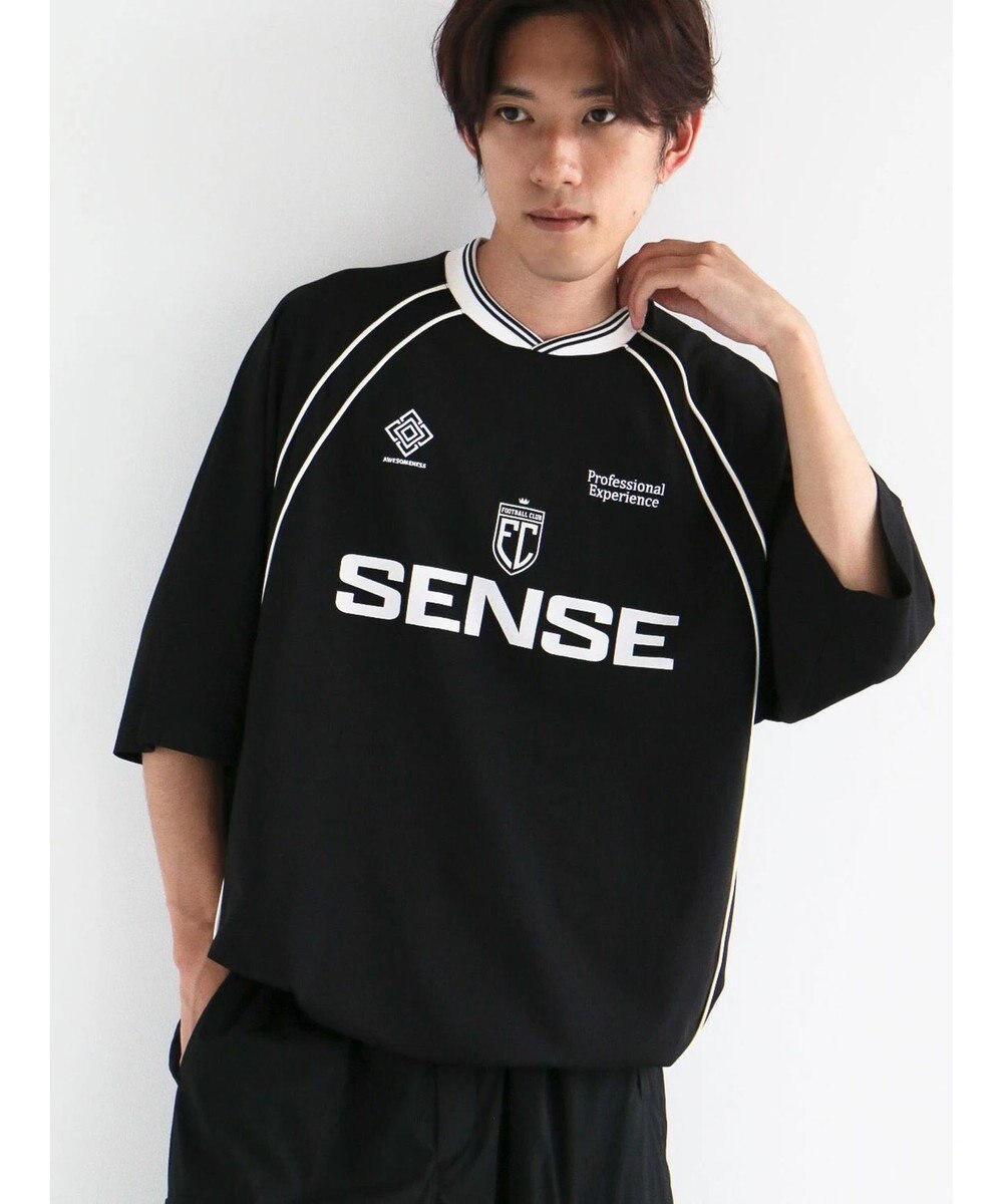 CRAFT STANDARD BOUTIQUE 接触冷感/UVカット/イージーケア/ストレッチ/ゲームシャツ-B 