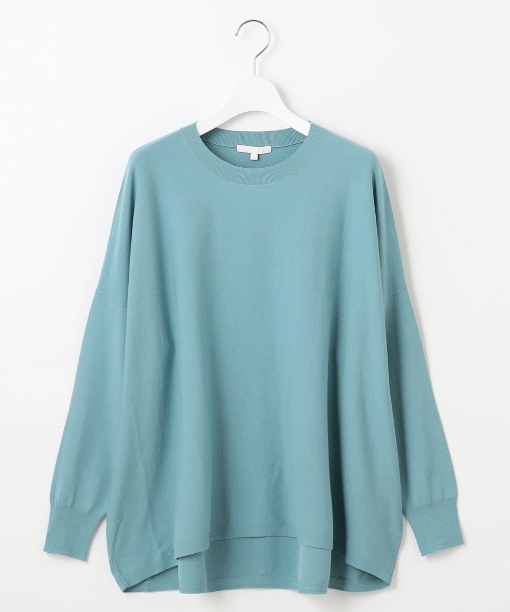 自由区 L 【WEB限定カラーあり】レーヨンストレッチ ニットT 