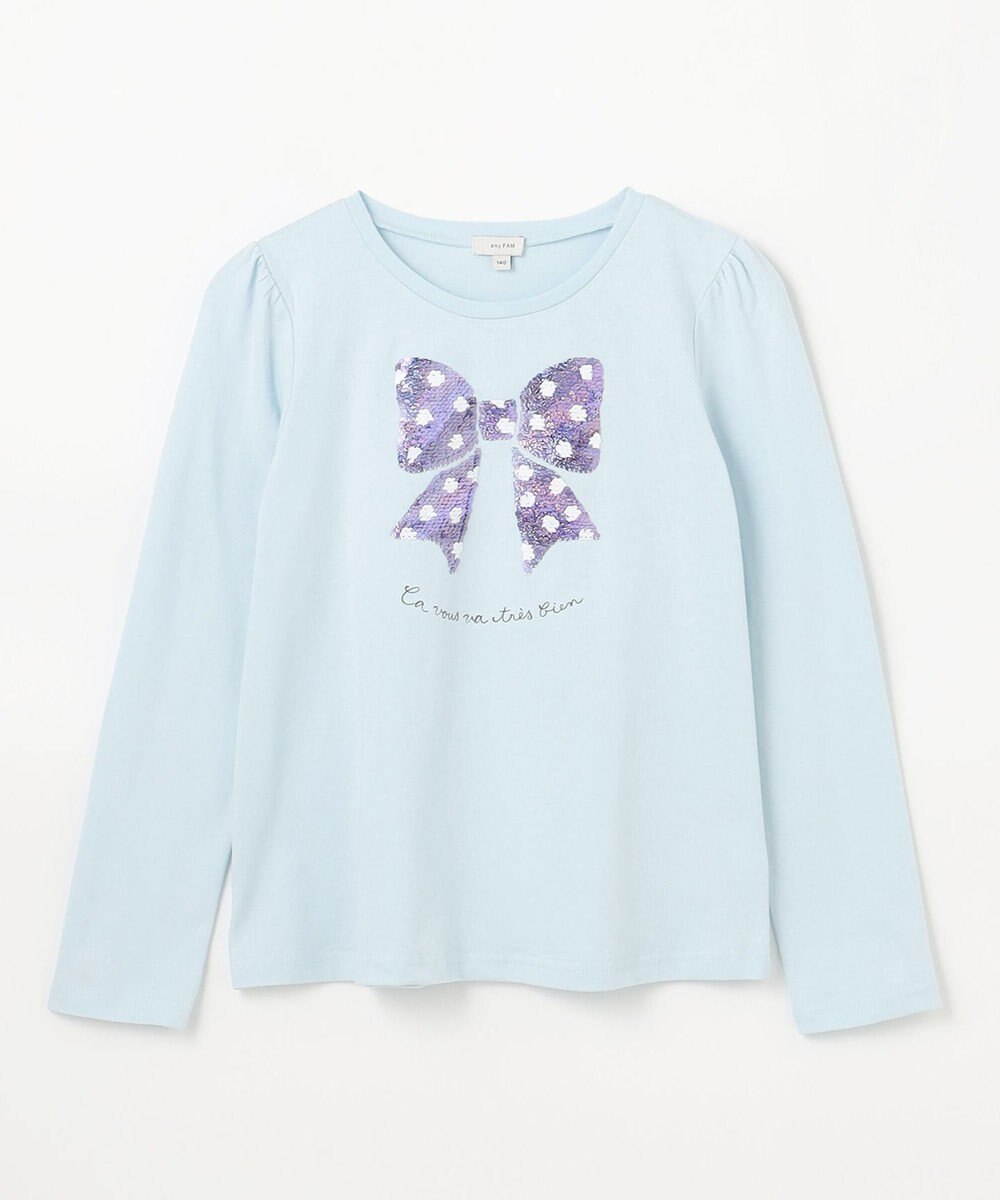 ANY KIDS ミラクルスパンコール長袖Tシャツ 