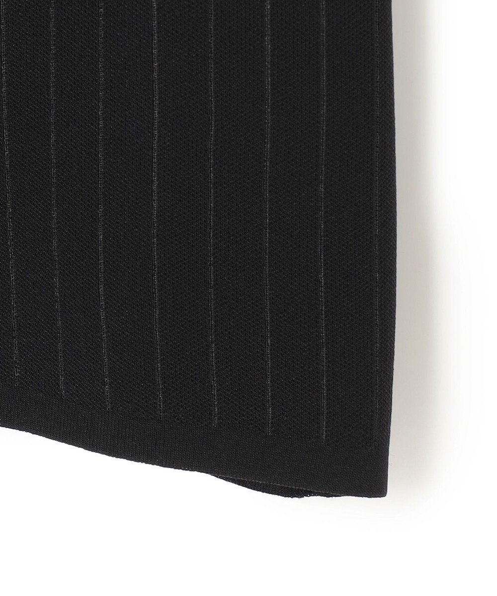 ICB 【洗える】 ストライプパターン ニットトップス 