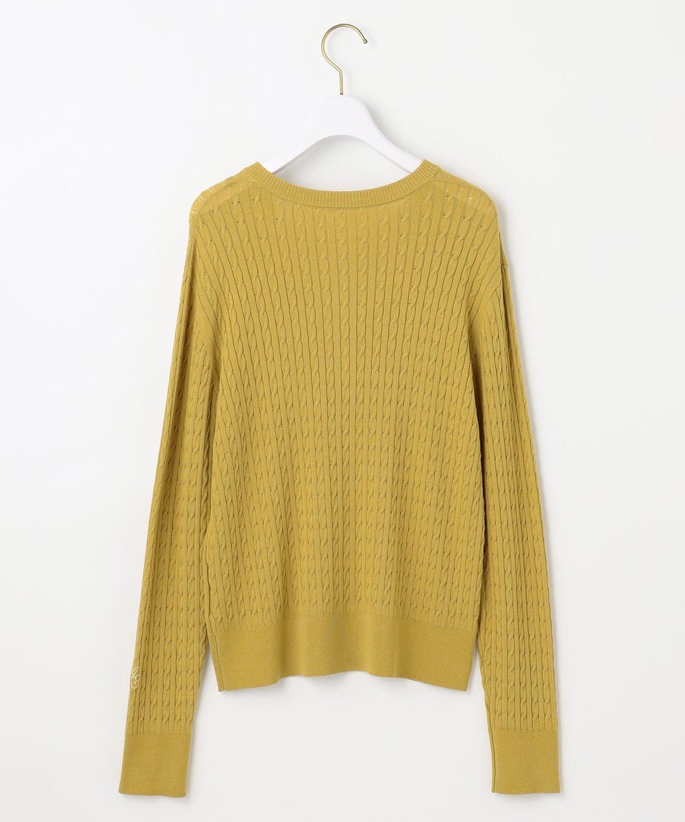 ANY SIS L ケーブルニット カーディガン 