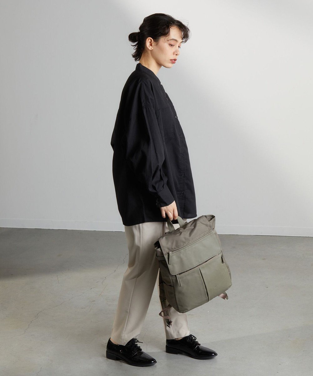 Y'SACCS ナイロン×牛革コンビシリーズ リュックサック Mサイズ 