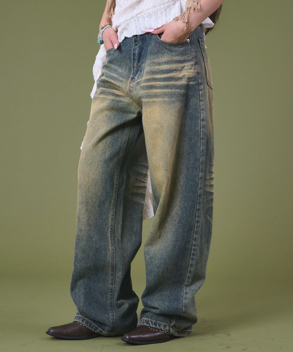 WEGO ブラストバギーデニム 