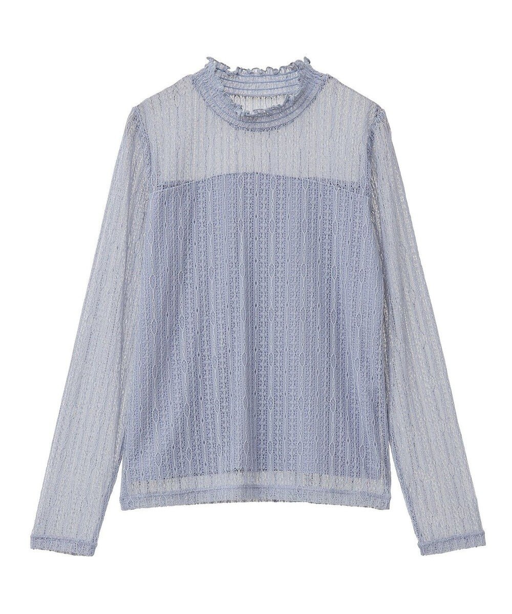 earth music&ecology レースドッキングプルオーバー 