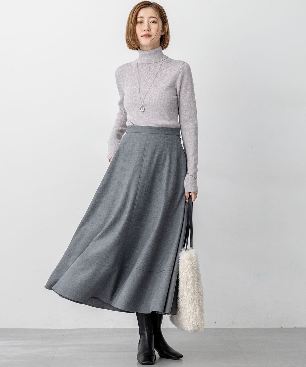 23区 【セットアップ対応】TWサキソニー フレア スカート 