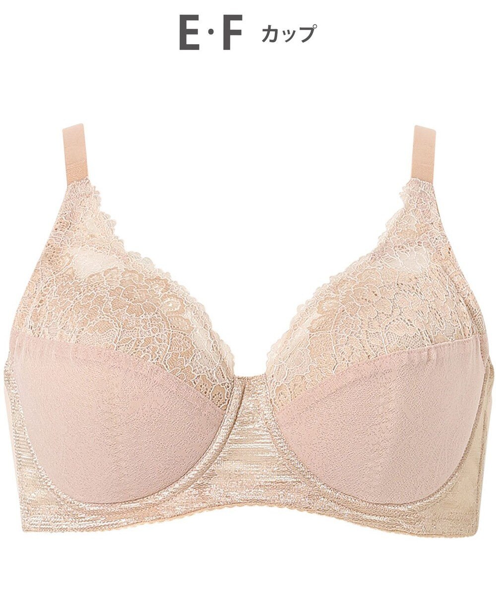 Wing ブラジャー 汗のベタつきや不快感を軽減 背中すっきり 自然なまる胸メイク 【夏のうすかるブラ】 フルカップブラ 春 夏 KB2173 ウイング／ワコール 