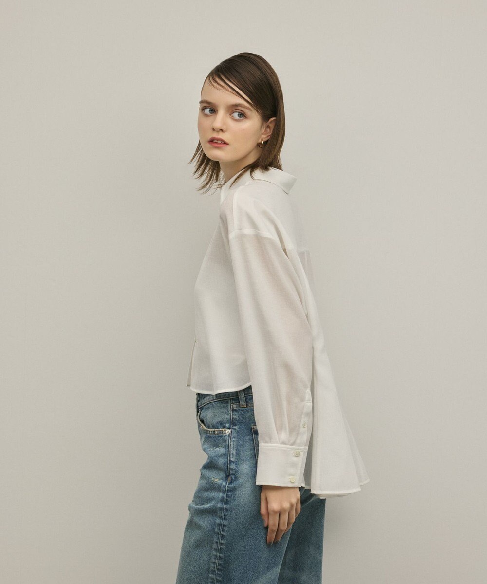 GRACE CONTINENTAL バックフレアシャツ 