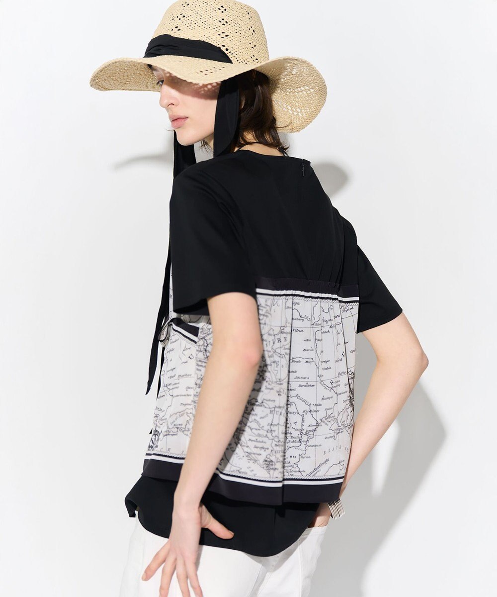 23区 S 【先行予約】スカーフコンビジャージー カットソー 