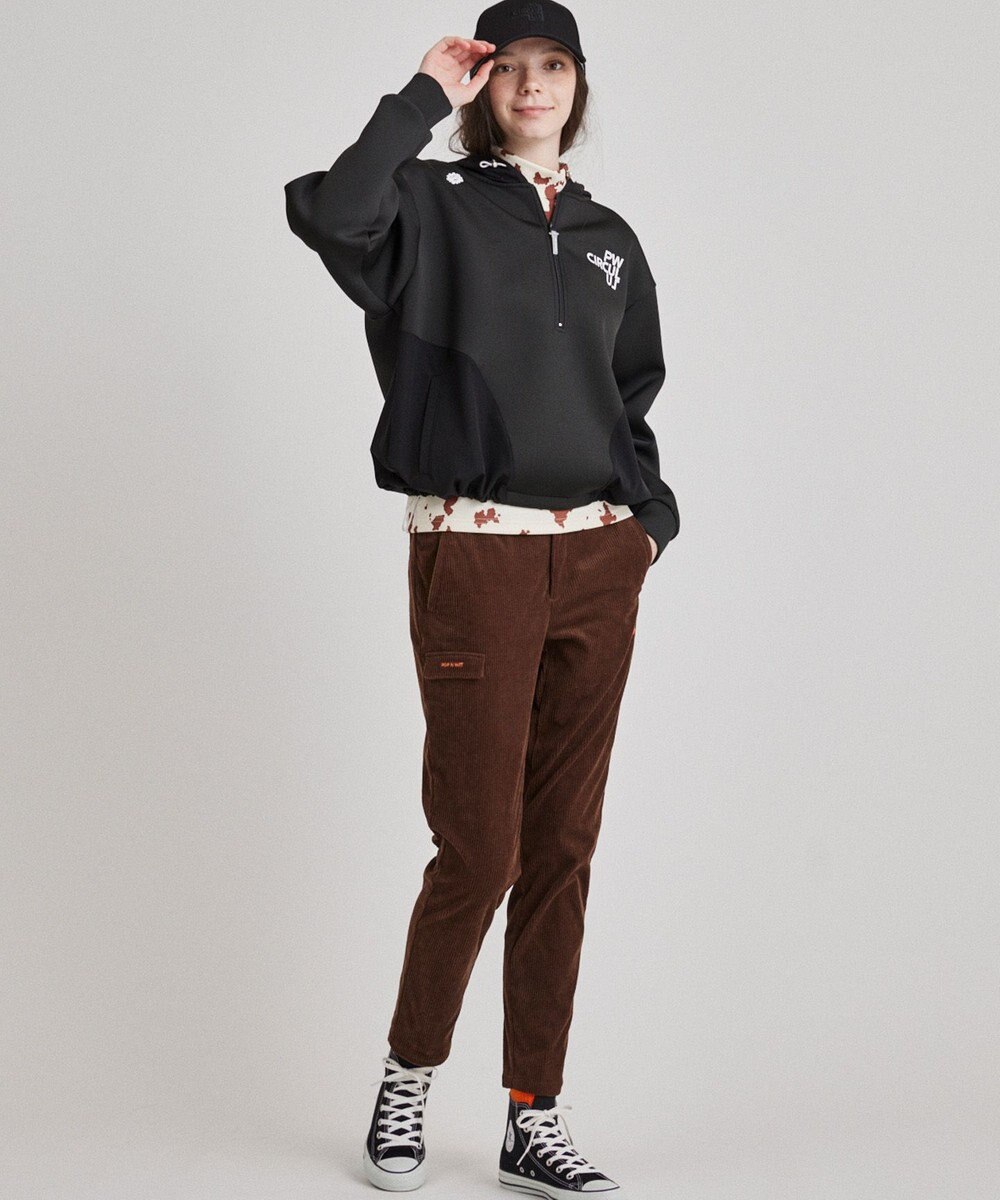 PW CIRCULUS 【WOMEN】コーデュロイ テーパードパンツ 