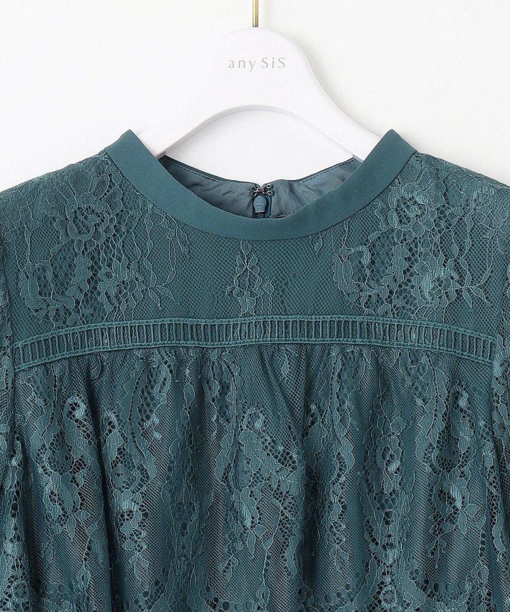 ANY SIS 【洗える】レーシーケープ ドレス 