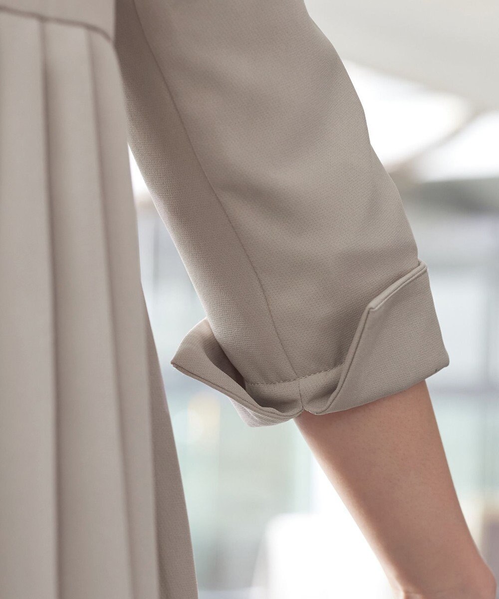 Tiaclasse L 【洗える】プリーツジャケット 