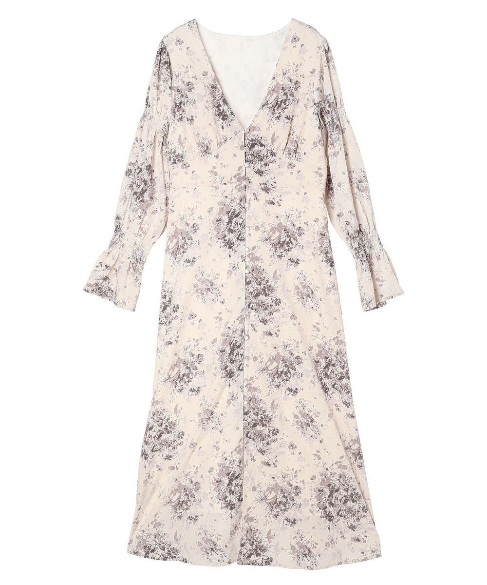 Maison de FLEUR フラワープリントワンピース 