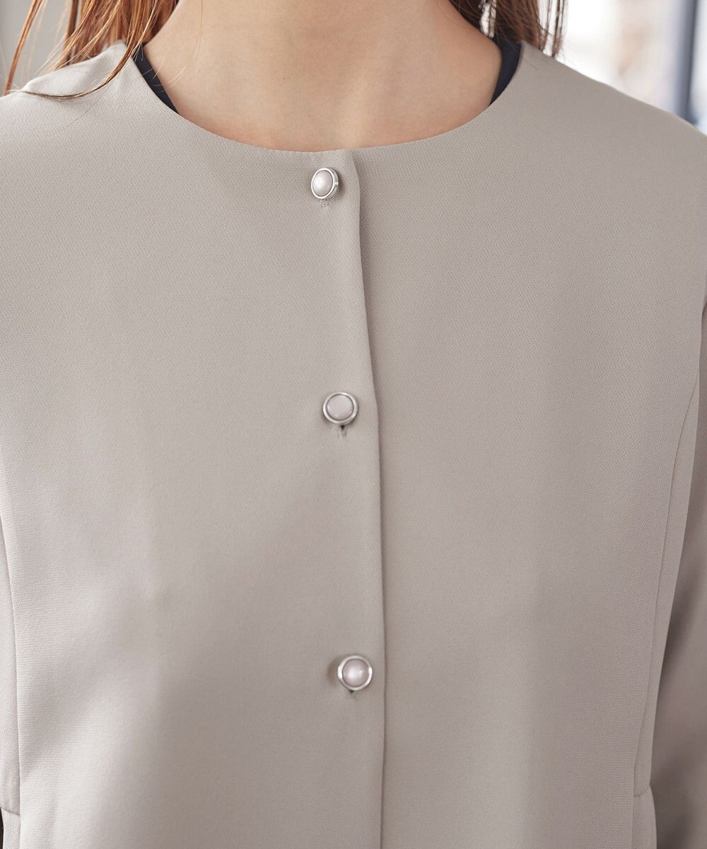 Tiaclasse L 【洗える】プリーツジャケット 