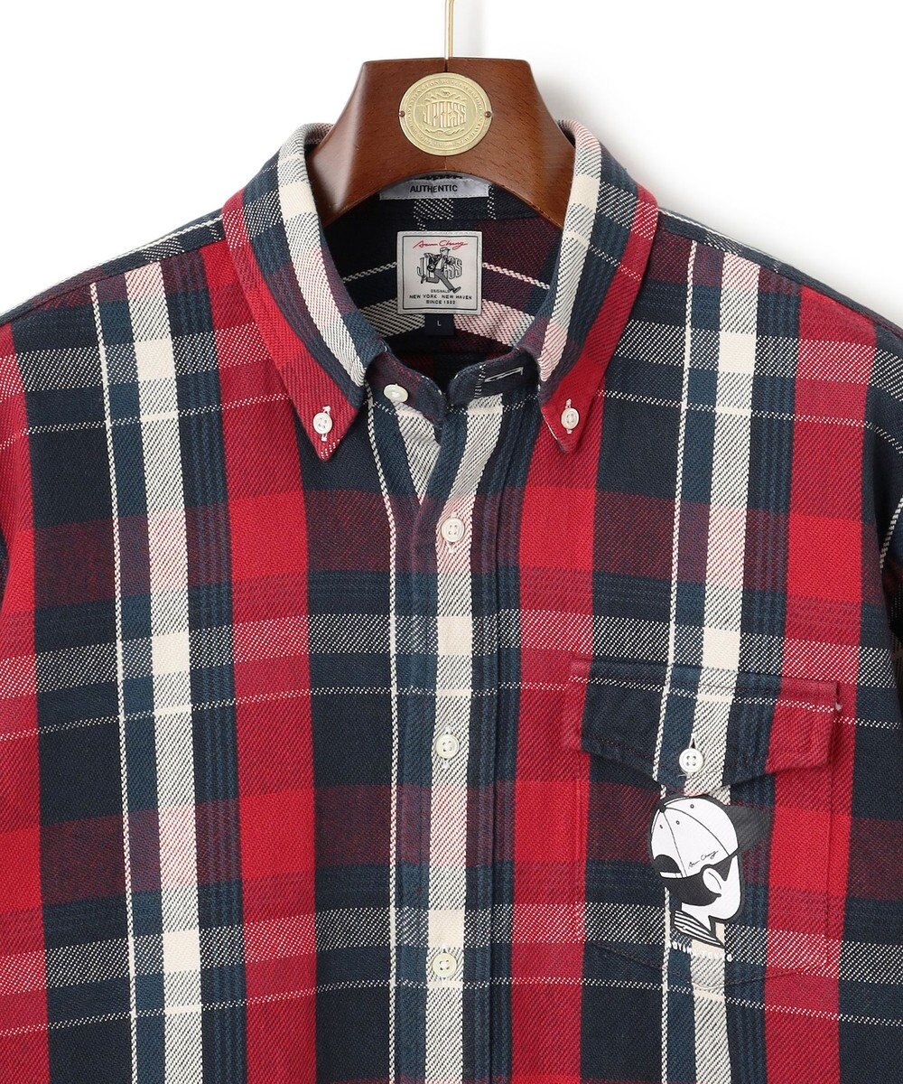 J.PRESS MEN 【AaronChang】【UNISEX】ヘビーフランネル シャツ / オーセンティックフィット 