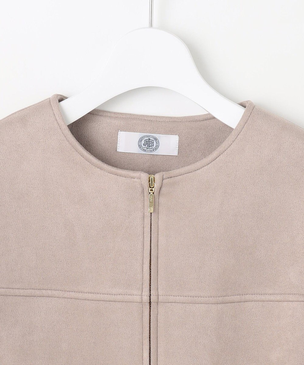 J.PRESS LADIES L スウェードダンボール ブルゾン 