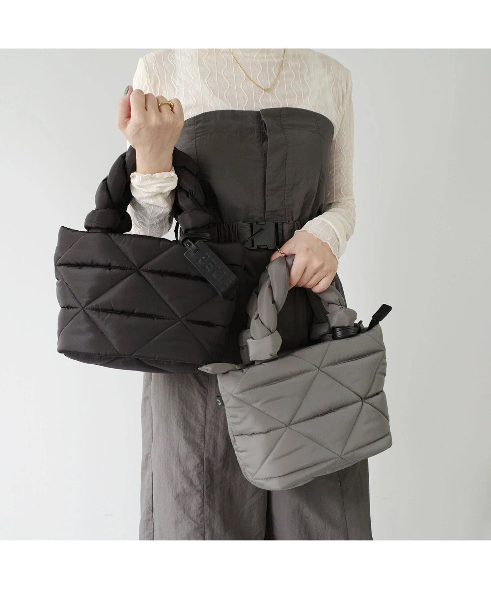 PELLE BORSA キルティング ミドルトートバッグ Puffy パフィ 5822 